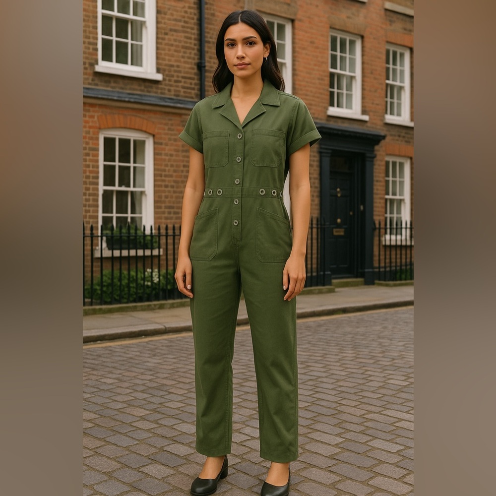 Pistola Olive Green Jumpsuit (NWT)